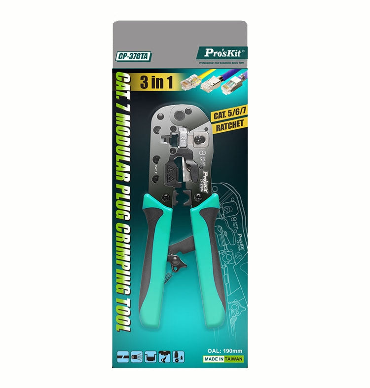 ProsKit CP-376TA Multi-Functional Network Crimping Pliers Network Crimper by ProsKit