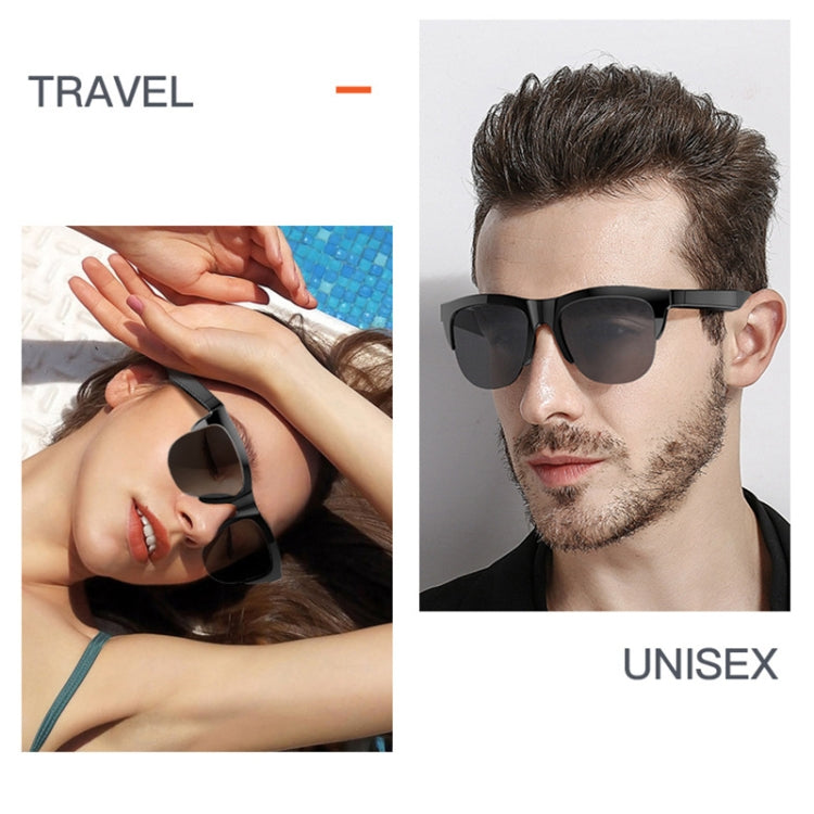 F08 Men Style Bluetooth 5.3 Smart Sunglasses Wireless Headset Anti-Strong Light Anti-Polarized Sunglasses by bashfashion