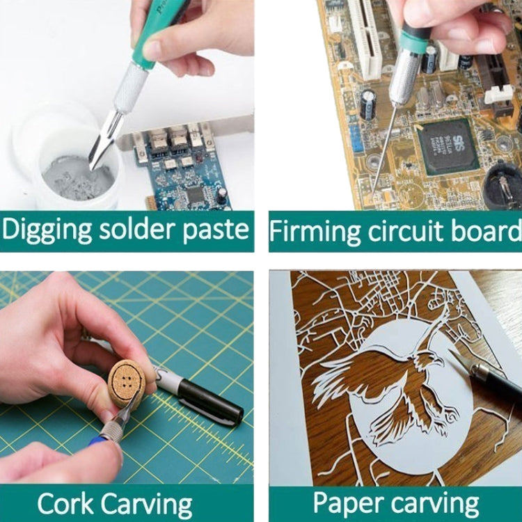 ProsKit PD-395A 30 In 1 Carved Paper Hand Carving Knife Set by ProsKit