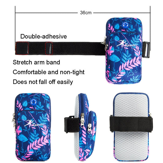 BO28 Running Mobile Phone Arm Bag Outdoor Wrist Bag(Blue) by bashfashion