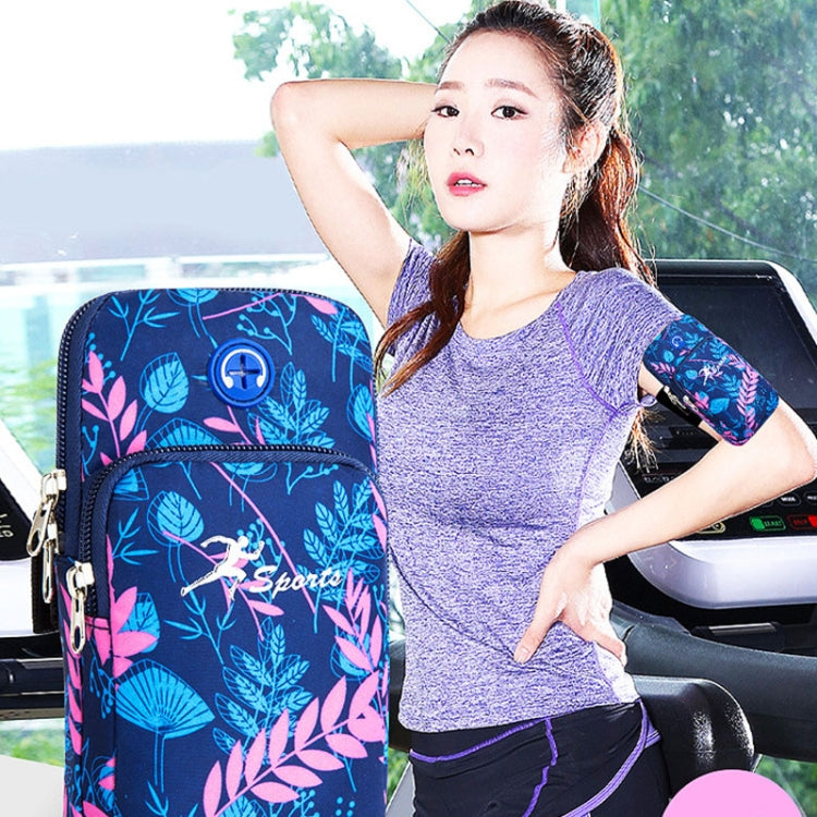 BO28 Running Mobile Phone Arm Bag Outdoor Wrist Bag(Blue) by bashfashion