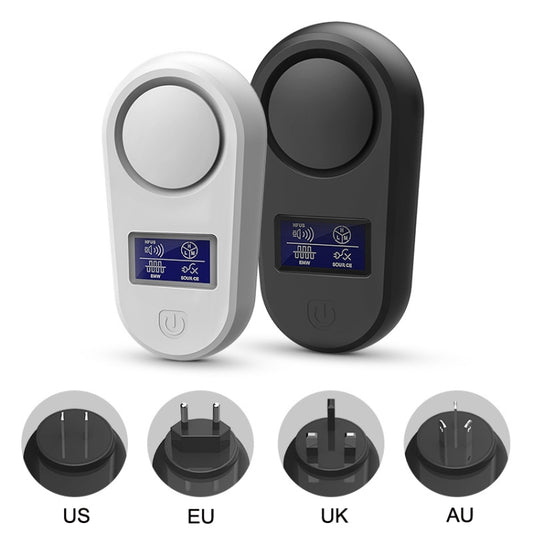 High Power Display Ultrasonic Mouse Repellent Mosquito Repellent Home Intelligent Insect Repellent UK Plug(White) by bashfashion