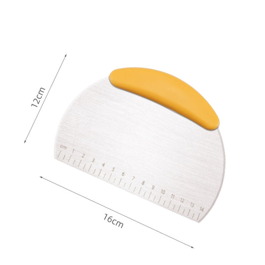 Large And Wide Cutter Nougat Cutter With Scale Cutter(Yellow) by bashfashion