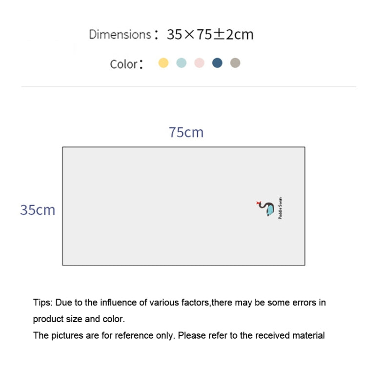 Coral Fleece Cartoon Embroidery Towel Kid Household Thickened Soft Absorbent Towel(Gray) by bashfashion