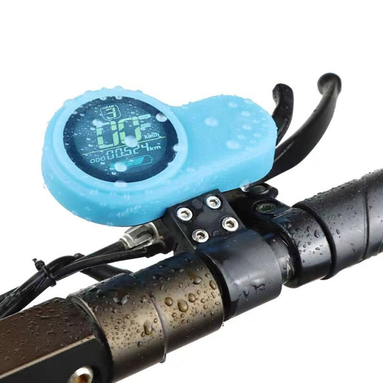 For KUGOO M4 Pro Electric Scooter Instrument Cover Display Silicone Case(Blue) by bashfashion