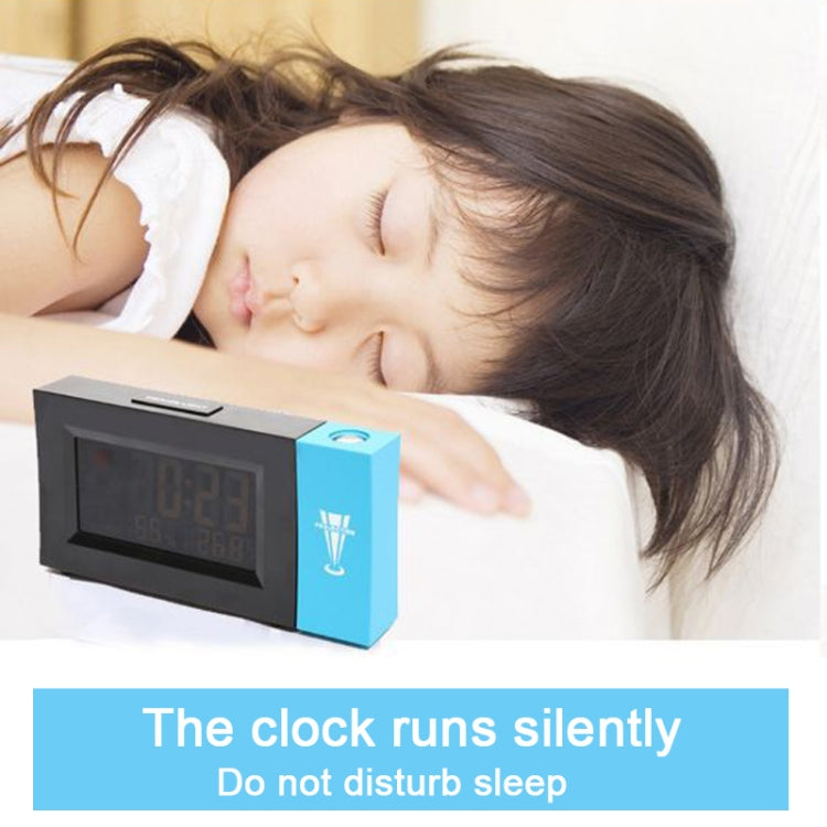 8290 Electronic Colour Screen Weather Clock Weather Forecast Projection Clock Rotatable Digital Clock With USB Cable by bashfashion