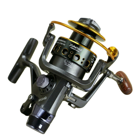 YUMOSHI MG40 Double Unloading Metal Head Front and Rear Brake Fishing Reel by YUMOSHI
