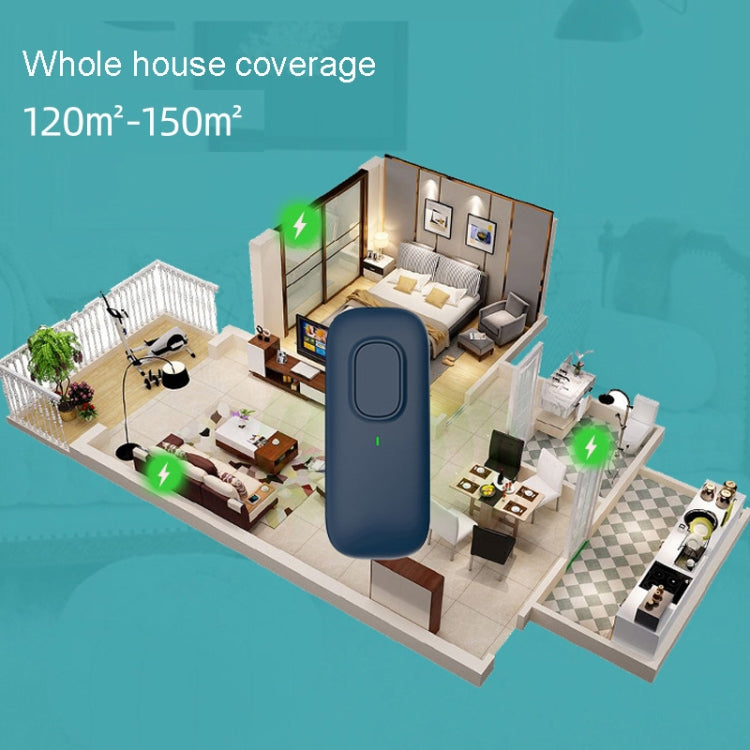 ZCC01 Ultrasonic Mosquito Repellent Mouse Repellent Mite Removal Instrument EU Plug(White) by bashfashion