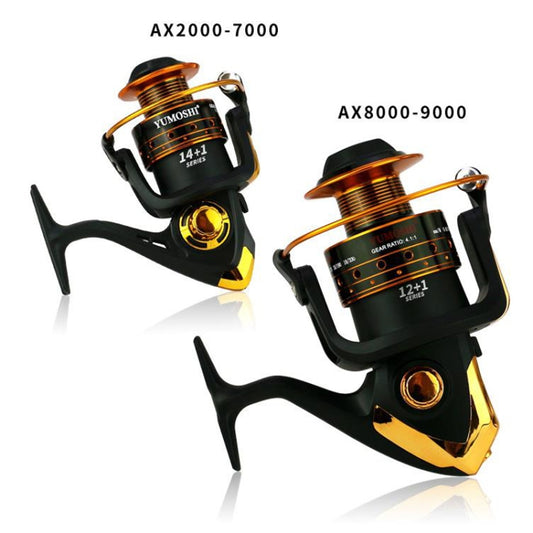 YUMOSHI AX2000 Metal Rocker Fishing Reel Spinning Reel by YUMOSHI