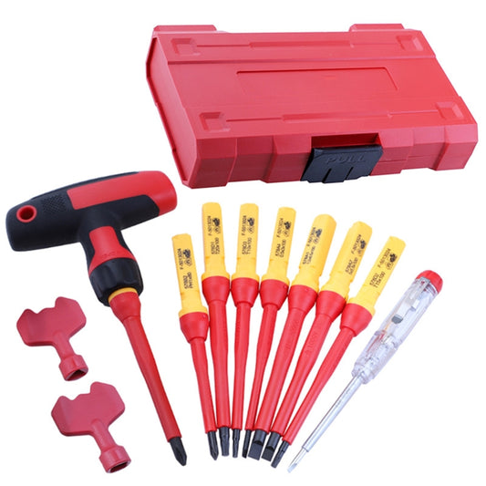 RDEER VDE-9912 12 In 1 Insulated Screwdriver Set Screwdriver Electrician Tools by RDEER