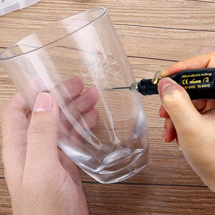 70pcs/set Mini Electric Speed Adjustable Engraving Pen Micro Electric Drill(US Plug) by bashfashion