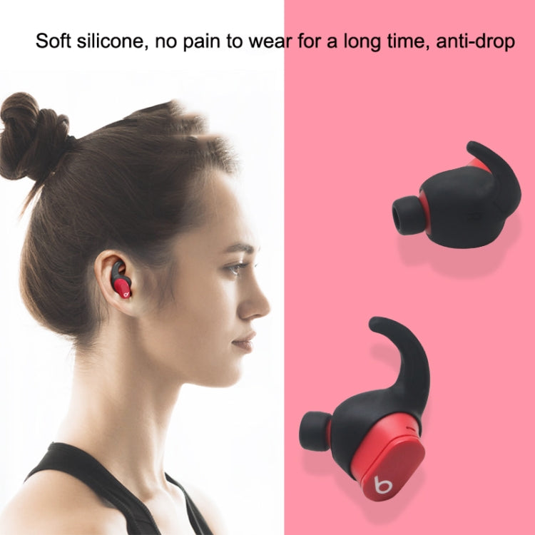 For Beats Studio Buds 2pairs Wireless Bluetooth Earphone Silicone Non-slip Ear Caps(White) by bashfashion