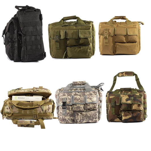 A025 Outdoor Messenger Shoulder Computer Bag Sports Cycling Waterproof Bag(Jungle Camouflage) by bashfashion
