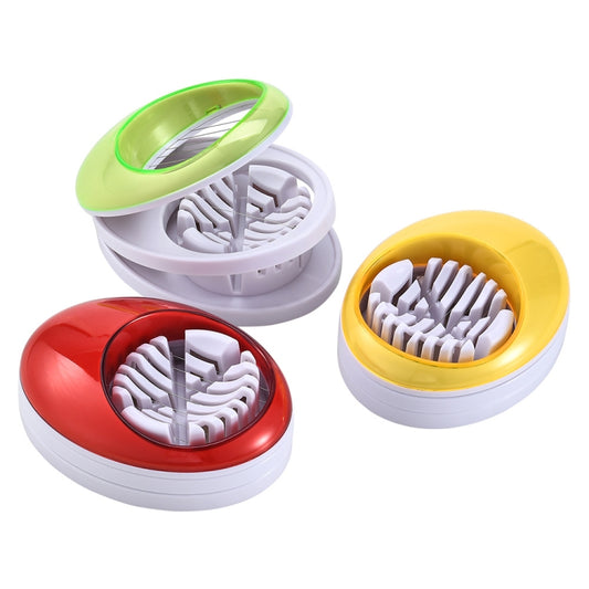 3-in-1 Kitchen Egg Slicer for Strawberry, Mushroom, Bananas , and Other Soft Fruit(Yellow) by bashfashion