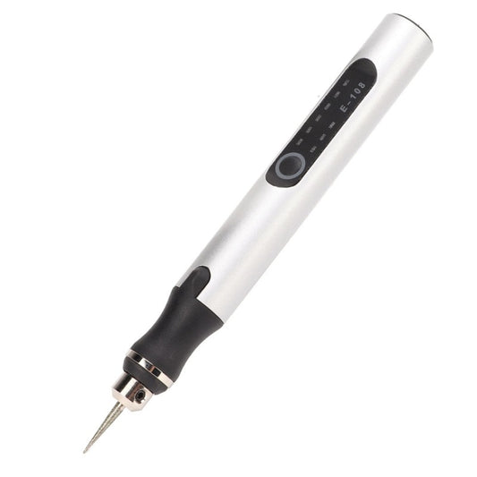 E108 59pcs/set Wireless Portable USB Rechargeable Mini Electric Drill Pen(Silver) by bashfashion