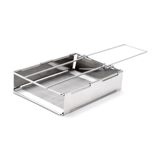 304 Stainless Steel Toaster Grill Toast Rack Foldable Sausage Rack Mini Stove by bashfashion