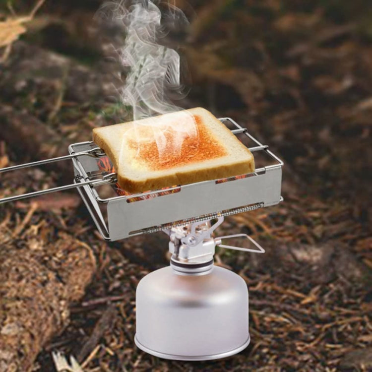 304 Stainless Steel Toaster Grill Toast Rack Foldable Sausage Rack Mini Stove by bashfashion