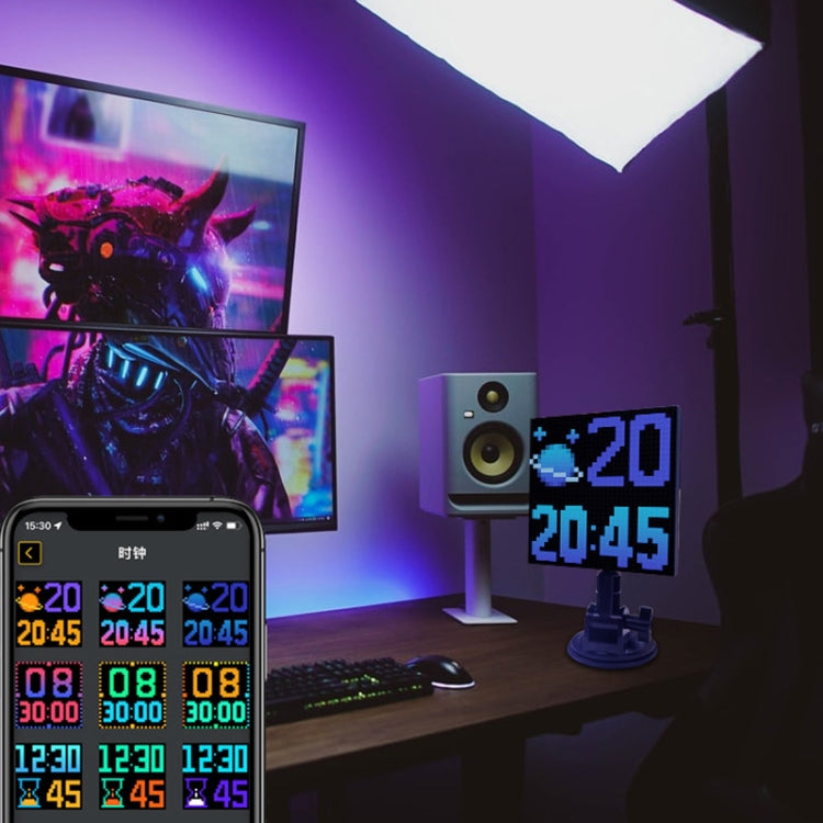 LED Dynamic Emoticon Car Bluetooth Display Screen 5V USB Interface by bashfashion