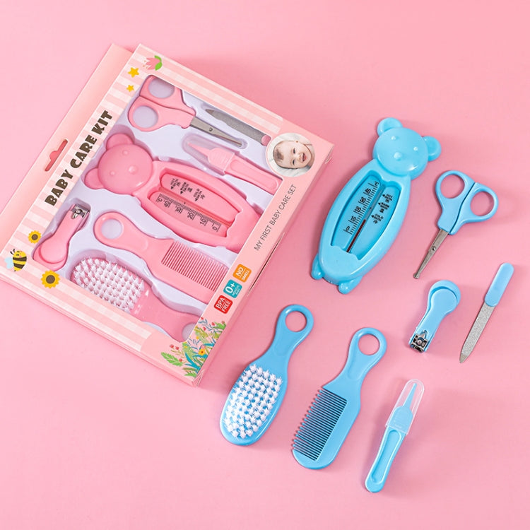 7 in 1 Baby Care Set Baby Daily Cleaning Tools Kit(Blue) by bashfashion