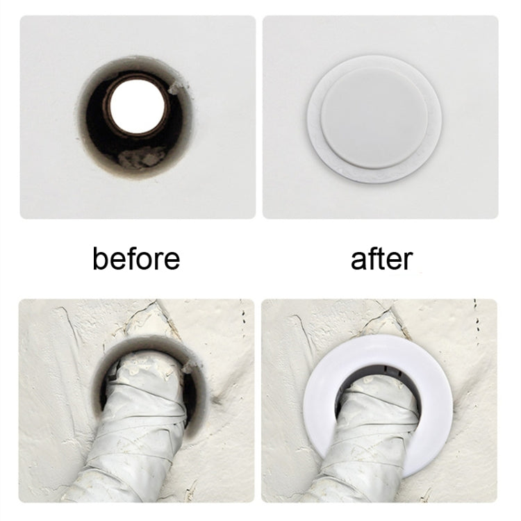 40mm Blocking Cover Air Conditioning Wall Hole Decorative Cover Plug by bashfashion