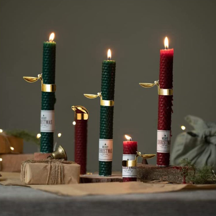 Automatic Candle Extinguisher Metal Candle Extinguishing Fire Clamp Candle Extinguisory Cover(Gold) by bashfashion