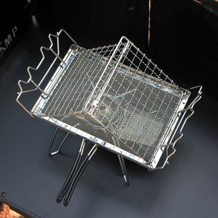 COOLCAMP Outdoor Camping Stainless Steel Bread Rack Foldable Portable BBQ Mesh Rack by COOLCAMP