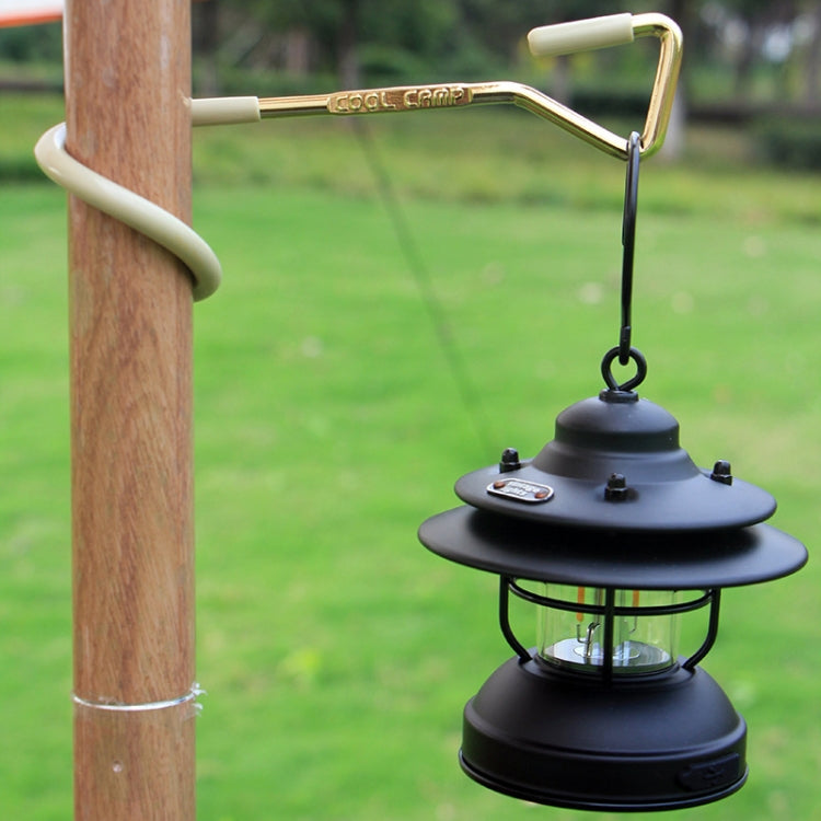 COOL CAMP Outdoor Canopy Pole Hook Portable Camping Light Hanger 22mm Black by COOL CAMP