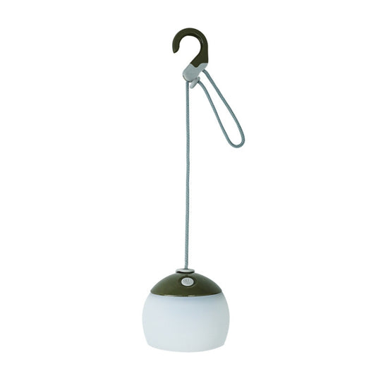 Retro Camping Lantern Rechargeable Haning Hook Night Light(Green) by bashfashion