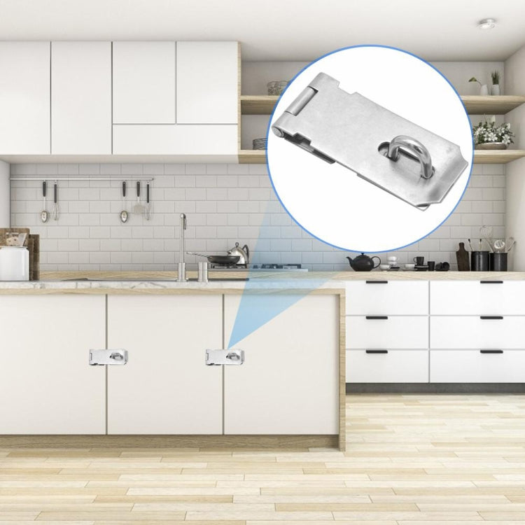 5 inch 304 Stainless Steel Locking Plate Anti-Theft Hitch by bashfashion