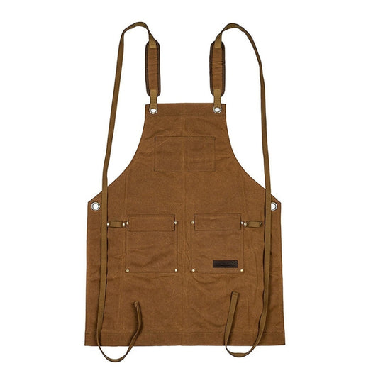 Heavy Canvas Carpentry Electrician Garden Workwear Apron(Army Green) by bashfashion