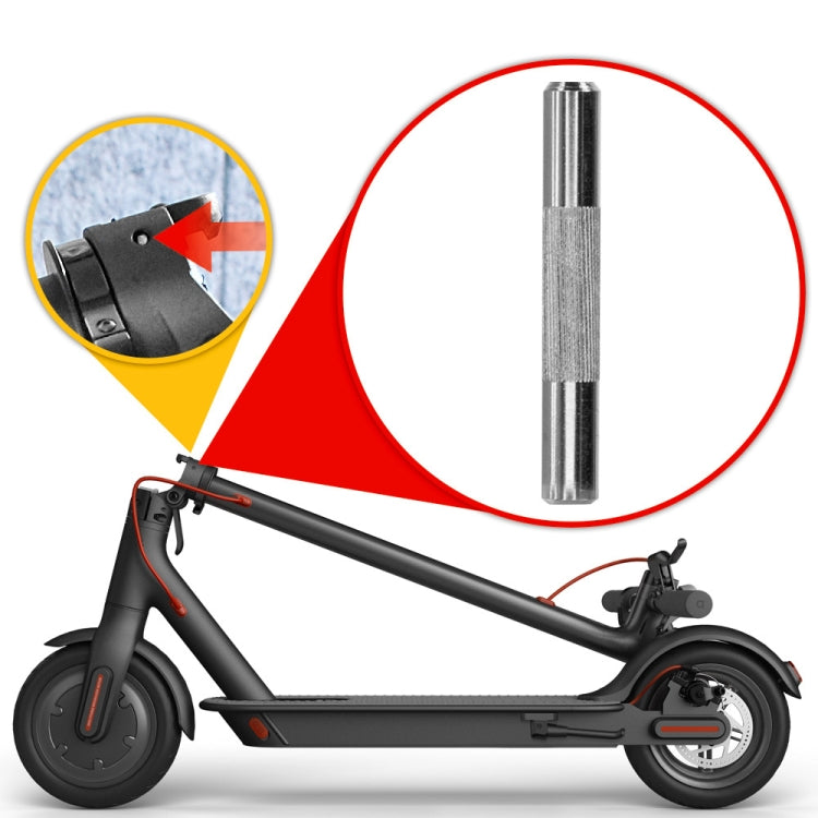For Xiaomi M365 / Pro Electric Skateboard Folding Hook Dowel(Silver) by bashfashion