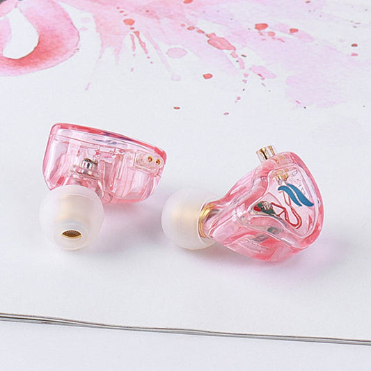 FZ In Ear Type Live Broadcast HIFI Sound Quality Earphone, Color: With Mic Pink by FZ