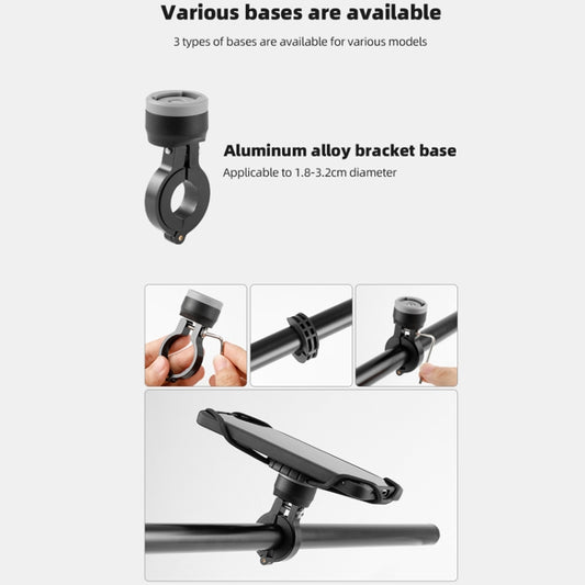 Bike Anti-vibration Silicone Cycling Fixed Mobile Phone Bracket, Model: Handlebar Style by bashfashion