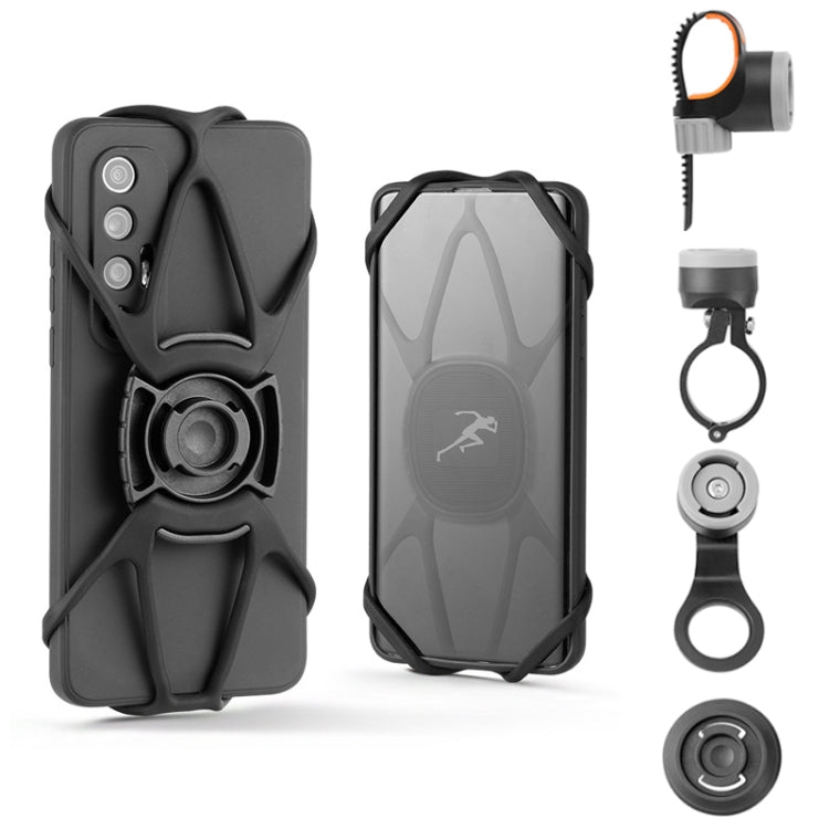 Bike Anti-vibration Silicone Cycling Fixed Mobile Phone Bracket, Model: Strap Style by bashfashion