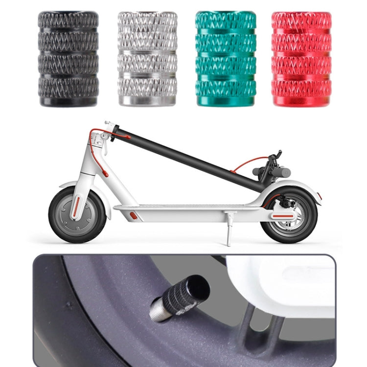 For Xiaomi M365 / Pro Electric Scooter Dust-Proof Aluminum Alloy Gas Mouth(White) by bashfashion