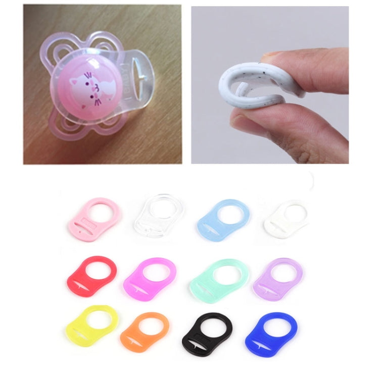 10pcs Dummy Pacifier Holder Clip Adapter Ring Button Style Pacifier Adapter(C12) by bashfashion