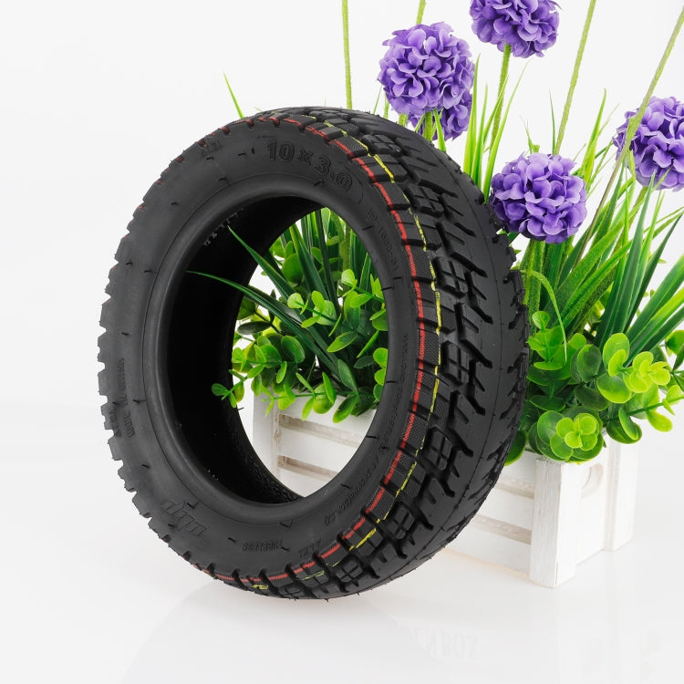 Ulip 10 x 3.0 10 Inch Electric Scooter Thickened Off-road Tubeless Tire for Dualtron Zero 10X, Kaabo Wolf Warrior, Kaabo Mantis 10 Without Gas Nozzle by bashfashion