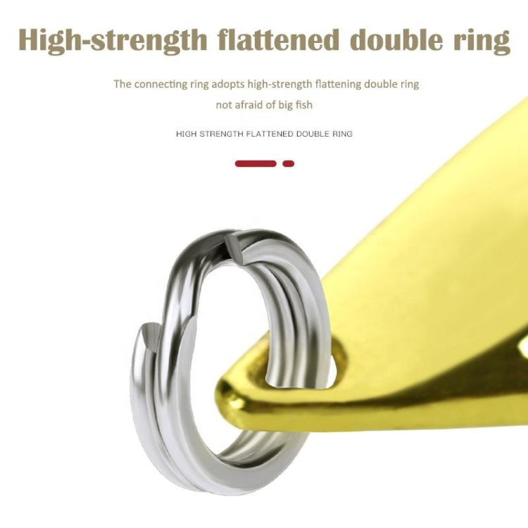 10pcs 5g Single Hook Spoon Type Horse Mouth Melon Sequins False Lures Fishing Lures(Silver) by bashfashion