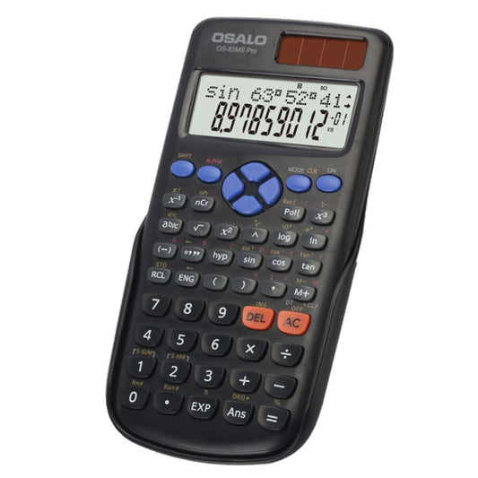OSALO 240 Functions LCD Screen Solar Dual Power Supply Plug-in Teaching Calculator by OSALO