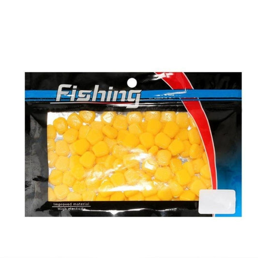 100pcs Large Floating Water Soft Bait Corn Flavor Fake Bait by bashfashion