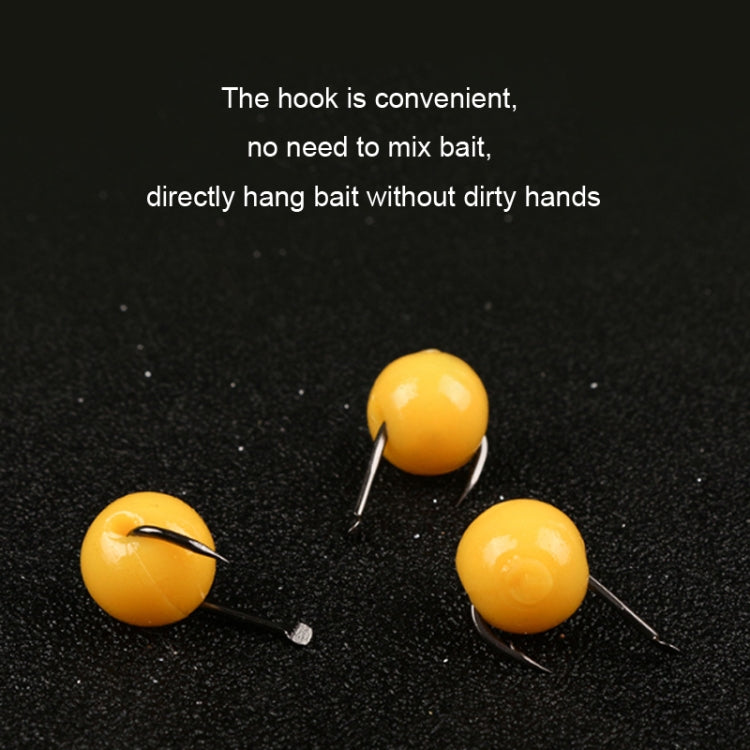 100pcs 8mm TPR Floating Bait Ball Float Water Fake Soft Bait(Orange) by bashfashion