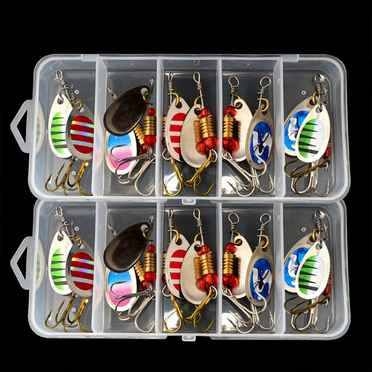 10pcs Roadrunner False Bait Sequins Lure Set, Color Random Delivery by bashfashion