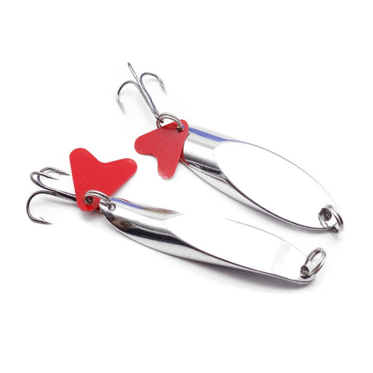 5pcs 18g 6cm Bent Angle Slant Cut Sequins Long Casting Freshwater Fake Bait by bashfashion