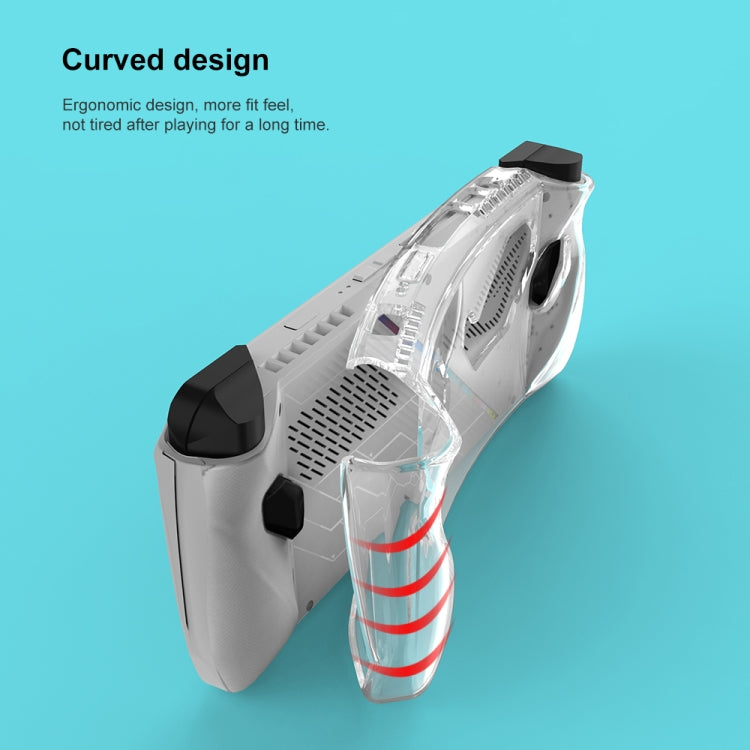 For ASUS Rog Ally Game Console All-in-one TPU Soft Protective Case(Transparent) by bashfashion