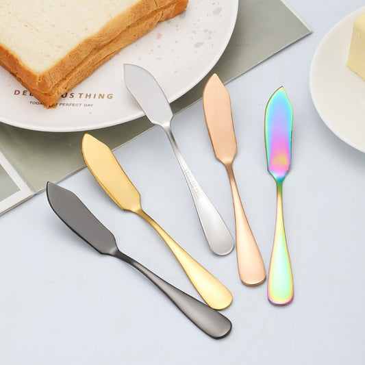 Stainless Steel Butter Avocado Jam Knife Cake Butter Spatula, Color: Silver by bashfashion