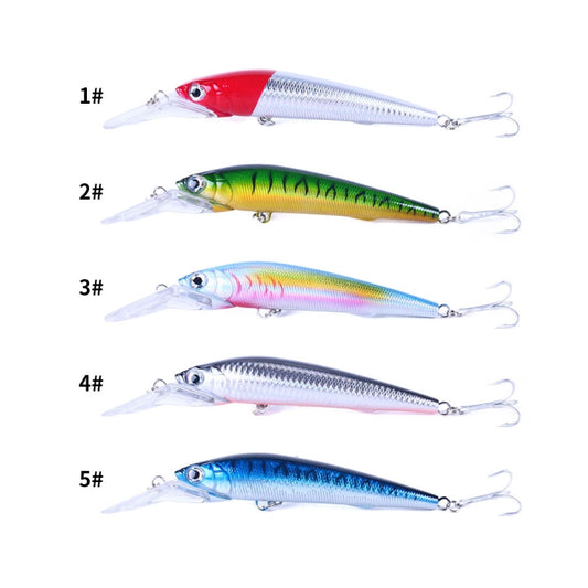 HENGJIA 18cm 41g Sinking Floating Minnow Fishing Lure Long Tongue Lure Bait(2) by HENGJIA/