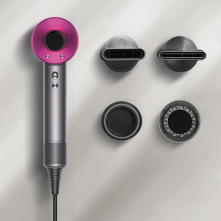 For Dyson Hair Dryer No-punch Bathroom Wall Mounted Magnetic Blower Holder Nozzle Storage Hanger by bashfashion