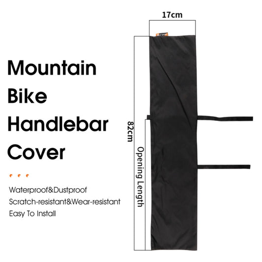 WEST BIKING Bicycle Handlebar Rain & Dust Protection Cover(Black) by WEST BIKING