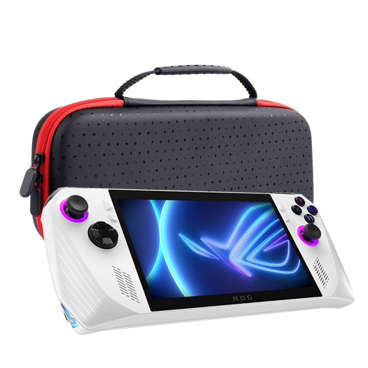 For ASUS ROG Ally Game Console Portable PU Waterproof Storage Box(Red) by bashfashion