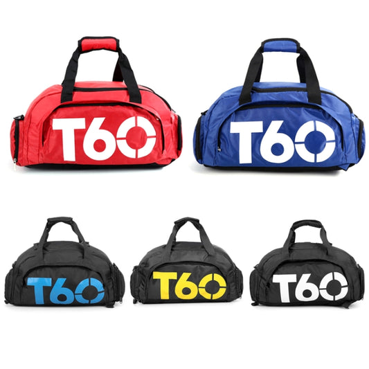 Wet and Dry Separation Fitness Backpack Swimming Taekwondo Waterproof Travel Bag(Red) by bashfashion